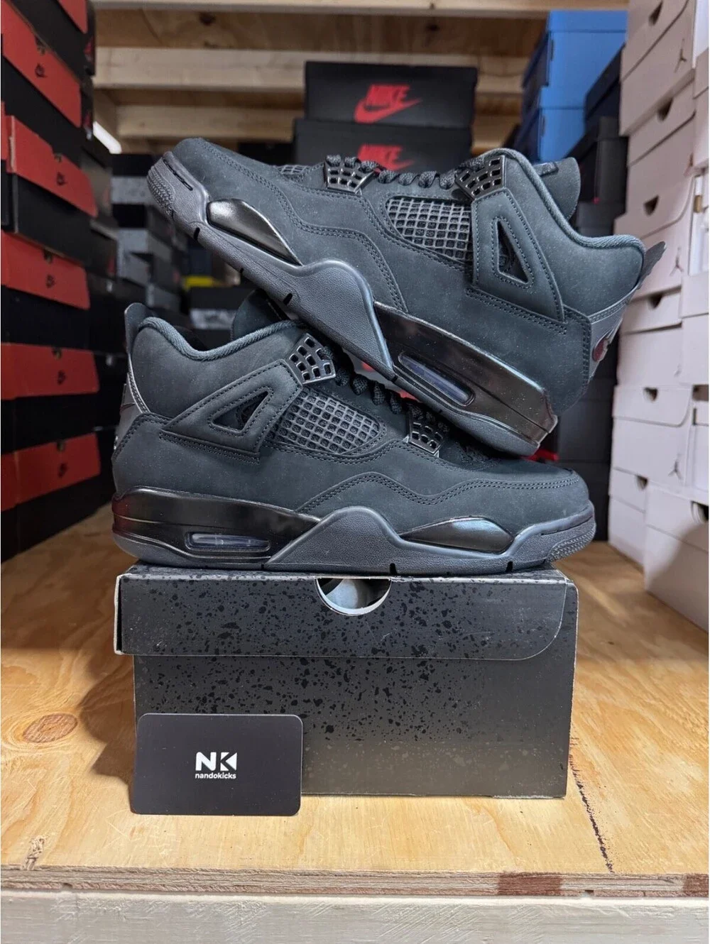 Air Jordan 4 Retro 'Black Cat' 2025 FV5029-010 BRAND NEW MENS SIZE 13